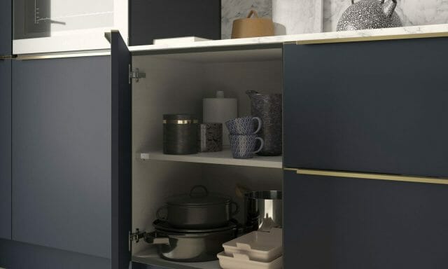 Milano Dark Blue Cupboard