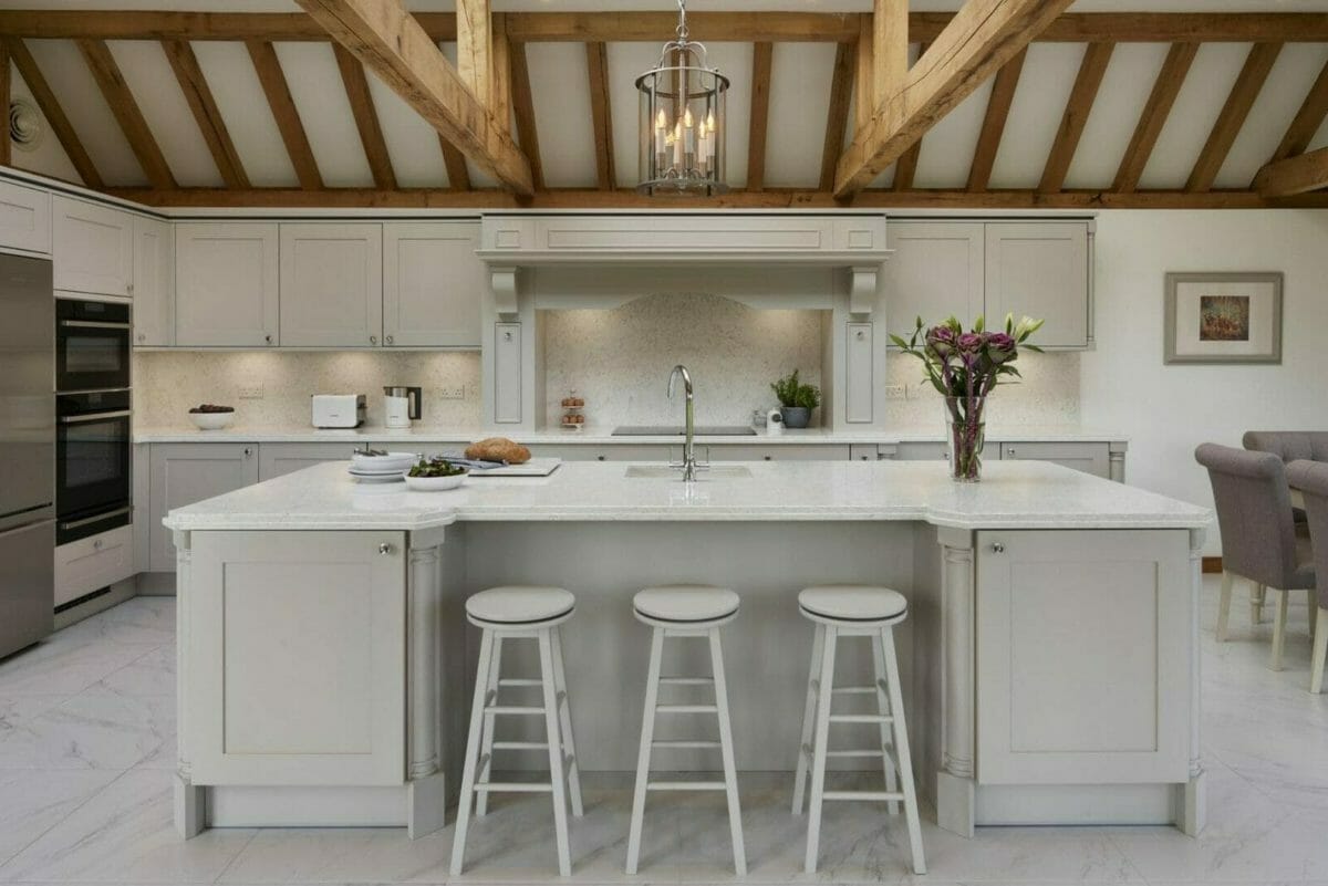 High Ceiling Traditional Kitchen