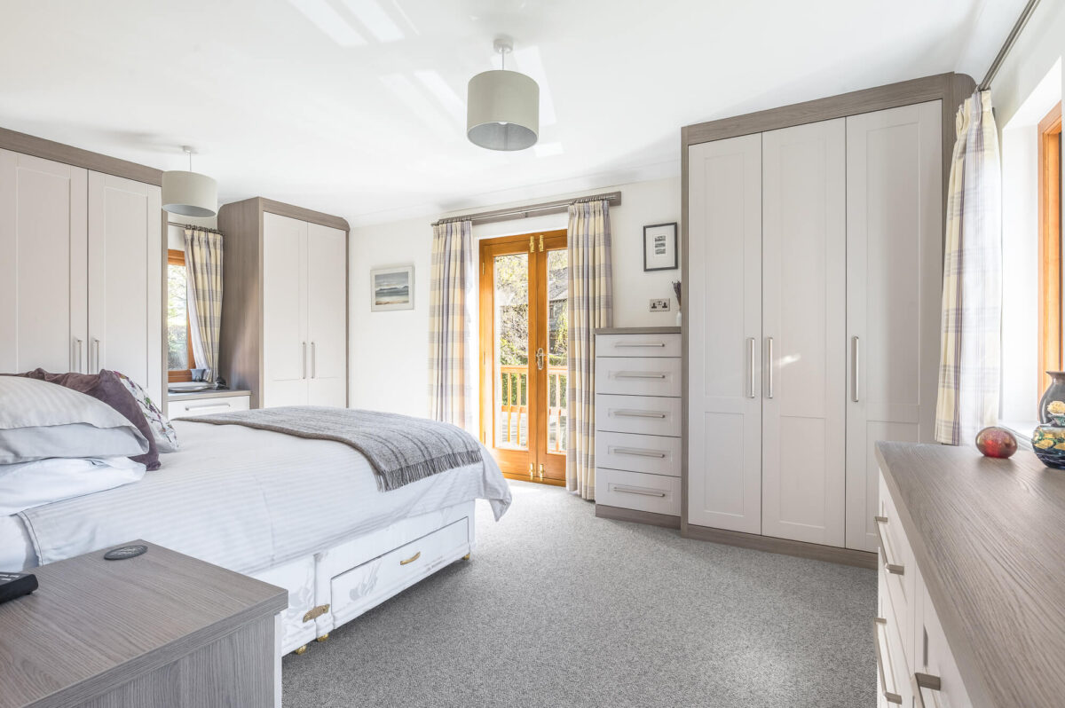 Light Wood & White Bedroom in Ambleside