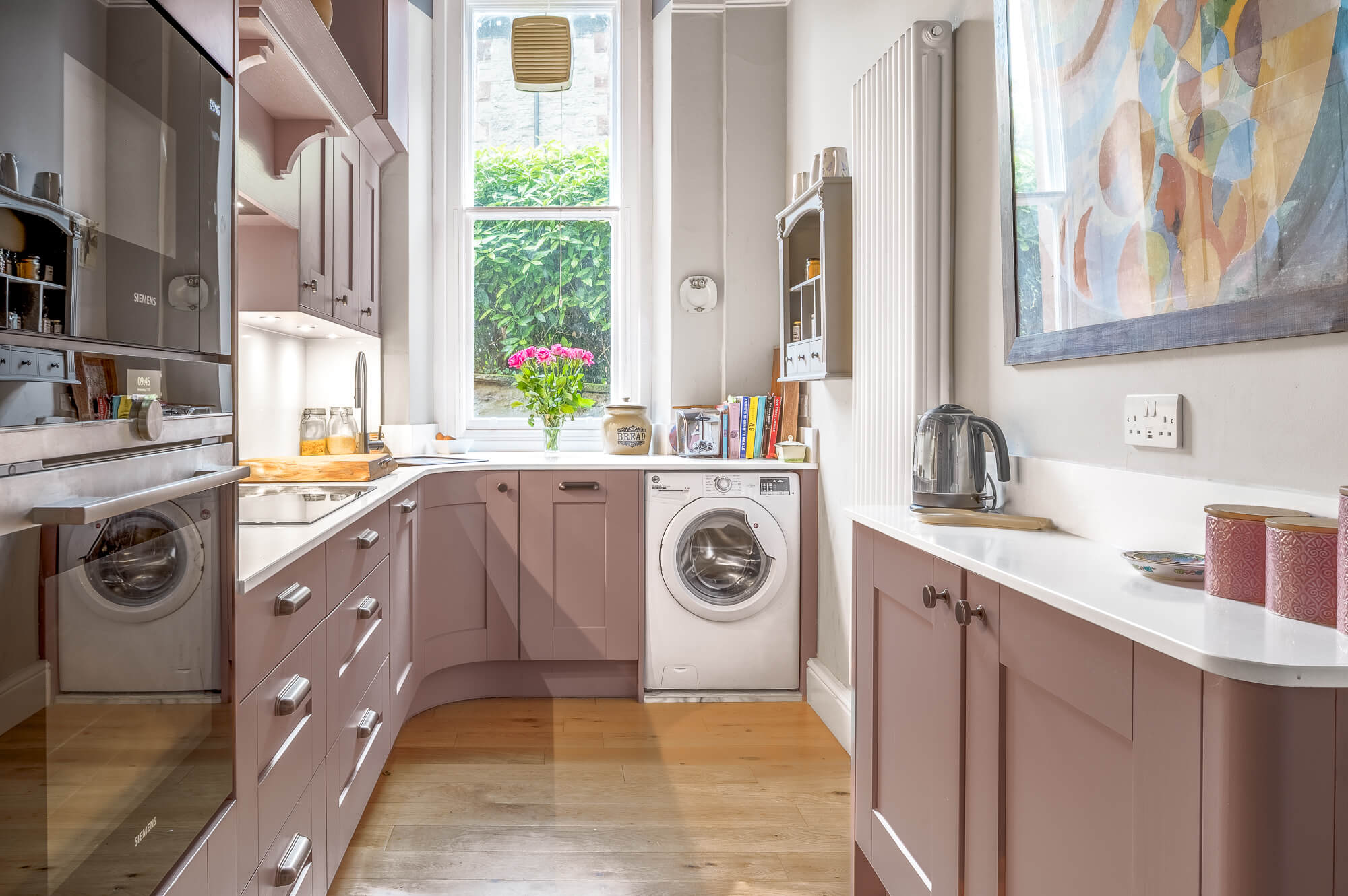 Dusky Pink Traditional Kitchen | Mike Hughes