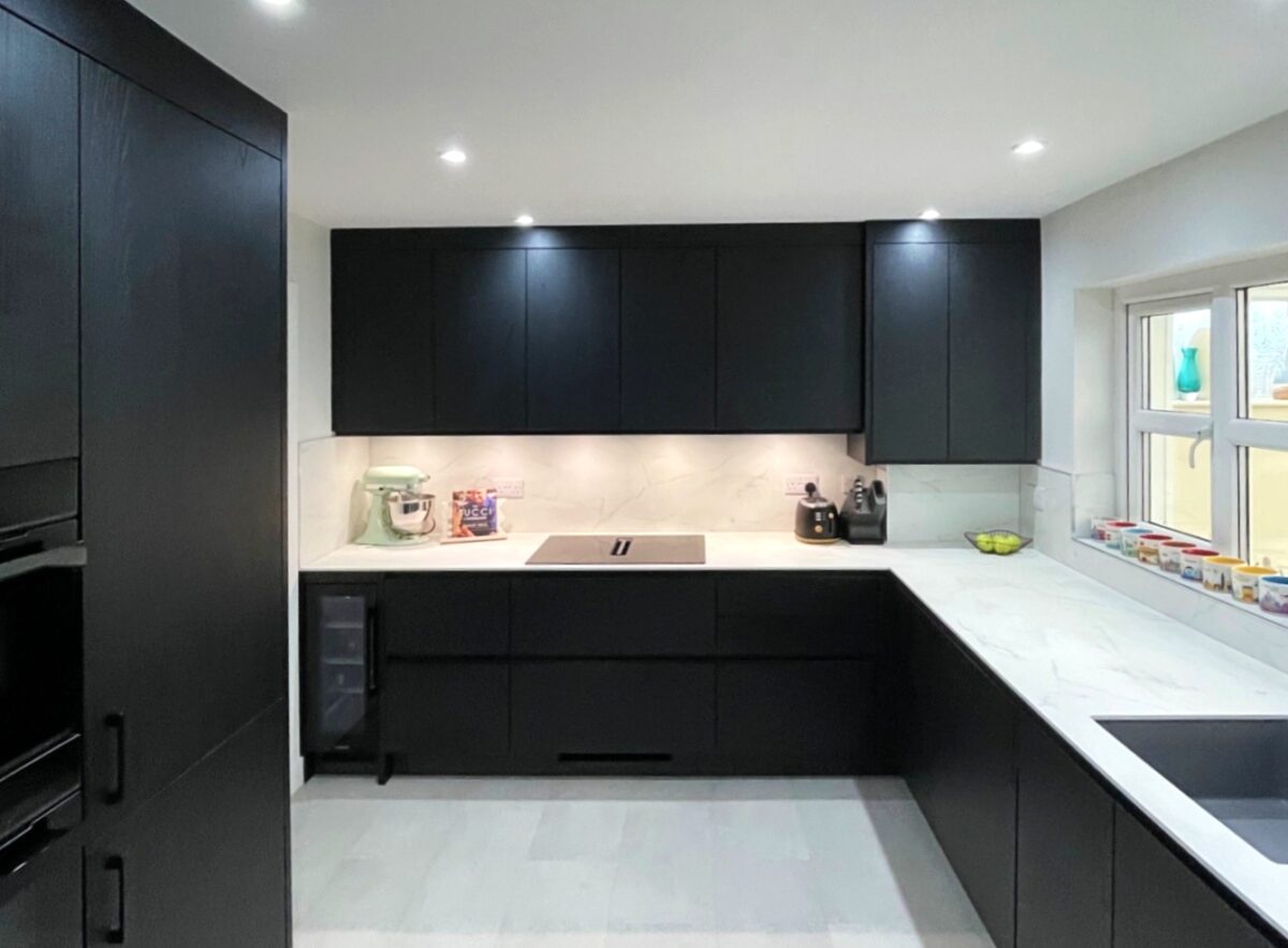 Black Handleless Keller Kitchen Black Handleless keller kitchen