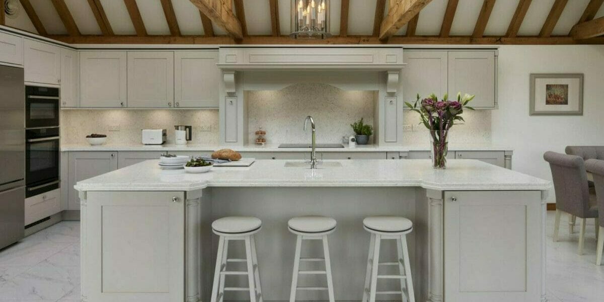 High Ceiling Traditional Kitchen